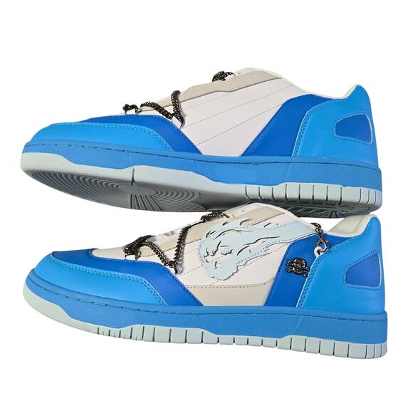 BrandX Sz 10.5 Hurricane Blue Court Classic Sneaker - Picture 3 of 10